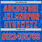 Custom Stitched Royal Red-White 3D Pattern Design Line Sports Pullover Sweatshirt Hoodie