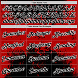 Custom Stitched Black Red-White 3D Pattern Design Abstract Splatter Grunge Art Sports Pullover Sweatshirt Hoodie