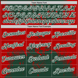 Custom Stitched Green Red-White 3D Pattern Design Abstract Splatter Grunge Art Sports Pullover Sweatshirt Hoodie