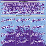 Custom Stitched Purple Light Blue-White 3D Pattern Design Abstract Splatter Grunge Art Sports Pullover Sweatshirt Hoodie