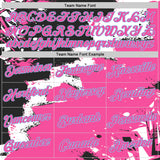 Custom Stitched Black Pink Light Blue-White 3D Pattern Design Splash Torn Paper Style Sports Pullover Sweatshirt Hoodie