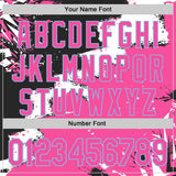 Custom Stitched Black Pink Light Blue-White 3D Pattern Design Splash Torn Paper Style Sports Pullover Sweatshirt Hoodie