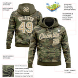 Custom Stitched Camo Vegas Gold-White 3D Salute To Service Sports Pullover Sweatshirt Hoodie