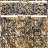 Custom Stitched Old Gold Navy-Cream 3D Pattern Design Tree Camo Hunting Sports Pullover Sweatshirt Hoodie