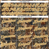 Custom Stitched Olive Old Gold-Cream 3D Pattern Design Tree Camo Hunting Sports Pullover Sweatshirt Salute To Service Hoodie