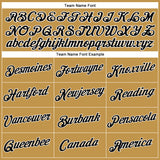 Custom Stitched Old Gold Black-White 3D Pattern Design Tree Camo Hunting Sports Pullover Sweatshirt Hoodie