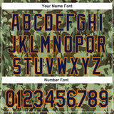 Custom Stitched Green Navy-Bay Orange 3D Pattern Design Tree Camo Hunting Sports Pullover Sweatshirt Hoodie