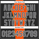 Custom Stitched Orange Steel Gray Black Green-White 3D Pattern Design Sportswear Pullover Sweatshirt Hoodie