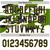 Custom Stitched White Navy Black-Gold 3D Pattern Design Camo Military Sportswear Pullover Sweatshirt Hoodie