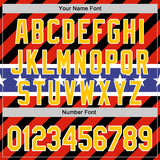 Custom Stitched Black Yellow Red Blue-White 3D Pattern Design American Flag Inspire Patriotic Sportswear Pullover Sweatshirt Hoodie