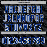 Custom Stitched Black Royal-White 3D Pattern Design Slant Lines Sports Pullover Sweatshirt Hoodie