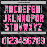 Custom Stitched Black Pink-White 3D Pattern Design Slant Lines Sports Pullover Sweatshirt Hoodie