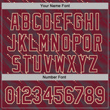 Custom Stitched Crimson Cream 3D Pattern Design Slant Lines Sports Pullover Sweatshirt Hoodie