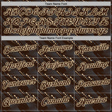 Custom Stitched Brown Cream 3D Pattern Design Slant Lines Sports Pullover Sweatshirt Hoodie