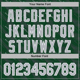 Custom Stitched Green Gray-White 3D Pattern Design Slant Lines Sports Pullover Sweatshirt Hoodie