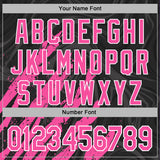 Custom Stitched Black Pink-White 3D Pattern Design Splash Sports Pullover Sweatshirt Hoodie