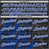 Custom Stitched Black Royal-White 3D Pattern Design Splash Sports Pullover Sweatshirt Hoodie