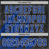 Custom Stitched Black Royal-White 3D Pattern Design Splash Sports Pullover Sweatshirt Hoodie