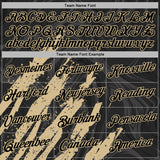 Custom Stitched Black Vegas Gold 3D Pattern Design Splash Sports Pullover Sweatshirt Hoodie