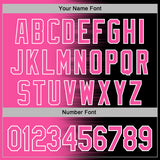 Custom Stitched Black Pink-White 3D Pattern Design Gradient Line Sports Pullover Sweatshirt Hoodie