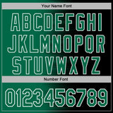 Custom Stitched Black Kelly Green-White 3D Pattern Design Gradient Line Sports Pullover Sweatshirt Hoodie