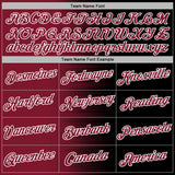 Custom Stitched Black Crimson-White 3D Pattern Design Gradient Line Sports Pullover Sweatshirt Hoodie