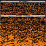 Custom Stitched Black Bay Orange 3D Pattern Design Line Sports Pullover Sweatshirt Hoodie