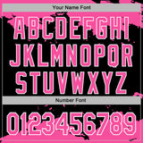 Custom Stitched Black Pink-White 3D Pattern Design Fragment Sports Pullover Sweatshirt Hoodie