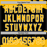 Custom Stitched Black Gold-White 3D Pattern Design Fragment Sports Pullover Sweatshirt Hoodie