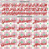 Custom Stitched White Red-White 3D Christmas Sports Pullover Sweatshirt Hoodie