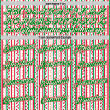 Custom Stitched White Grass Green-Red 3D Christmas Stripe Sports Pullover Sweatshirt Hoodie