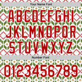 Custom Stitched White Red-White 3D Christmas Ugly Sweater Sports Pullover Sweatshirt Hoodie