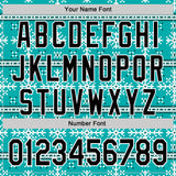 Custom Stitched Blue Black-White 3D Christmas Ugly Sweater Sports Pullover Sweatshirt Hoodie