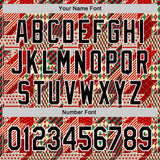 Custom Stitched Red Black-White 3D Christmas Houndstooth Sports Pullover Sweatshirt Hoodie