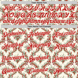 Custom Stitched Cream Red-Cream 3D Christmas Damask Floral Sports Pullover Sweatshirt Hoodie