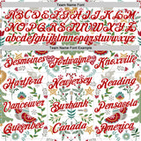 Custom Stitched White Red-White 3D Christmas Floral Sports Pullover Sweatshirt Hoodie