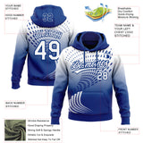 Custom Stitched Royal White-Royal 3D Pattern Design Geometrico Graph Sports Pullover Sweatshirt Hoodie