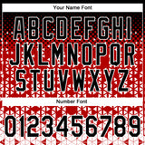 Custom Stitched Red Black-White 3D Pattern Design Geometrico Graph Sports Pullover Sweatshirt Hoodie