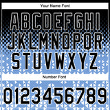 Custom Stitched Light Blue Black-White 3D Pattern Design Geometrico Graph Sports Pullover Sweatshirt Hoodie