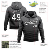 Custom Stitched Steel Gray White-Black 3D Pattern Design Geometrico Graph Sports Pullover Sweatshirt Hoodie