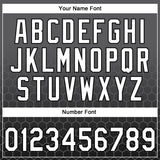 Custom Stitched Steel Gray White-Black 3D Pattern Design Geometrico Graph Sports Pullover Sweatshirt Hoodie