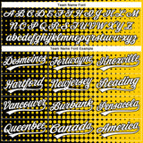 Custom Stitched Gold White-Black 3D Pattern Design Geometrico Graph Sports Pullover Sweatshirt Hoodie