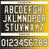 Custom Stitched Gold White-Black 3D Pattern Design Geometrico Graph Sports Pullover Sweatshirt Hoodie