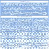 Custom Stitched Light Blue Light Blue-White 3D Pattern Design Geometrico Graph Sports Pullover Sweatshirt Hoodie