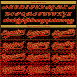 Custom Stitched Black Red-Old Gold 3D Pattern Design Geometrico Graph Sports Pullover Sweatshirt Hoodie