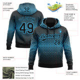 Custom Stitched Black Black-Sky Blue 3D Pattern Design Geometrico Graph Sports Pullover Sweatshirt Hoodie