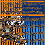 Custom Stitched Powder Blue US Navy Blue-Bay Orange 3D Pattern Design Leopardo Sports Pullover Sweatshirt Hoodie