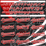 Custom Stitched Black Red-White 3D Pattern Design Leopardo Sports Pullover Sweatshirt Hoodie