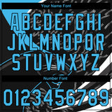 Custom Stitched Black Sky Blue-Black 3D Pattern Design Leopardo Sports Pullover Sweatshirt Hoodie