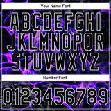 Custom Stitched Purple Black-White 3D Pattern Design Leopardo Sports Pullover Sweatshirt Hoodie